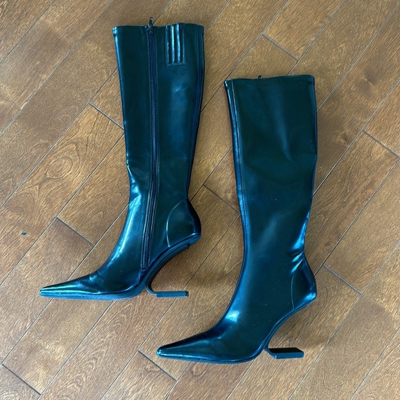 Jeffrey Campbell Women's Compass Hidden Heel Boots size 8 - Picture 2 of 8